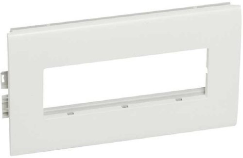 Суппорт с рамкой Legrand Mosaic 6 мод. для кабель-канала Metra с крышкой 110мм белый картинка